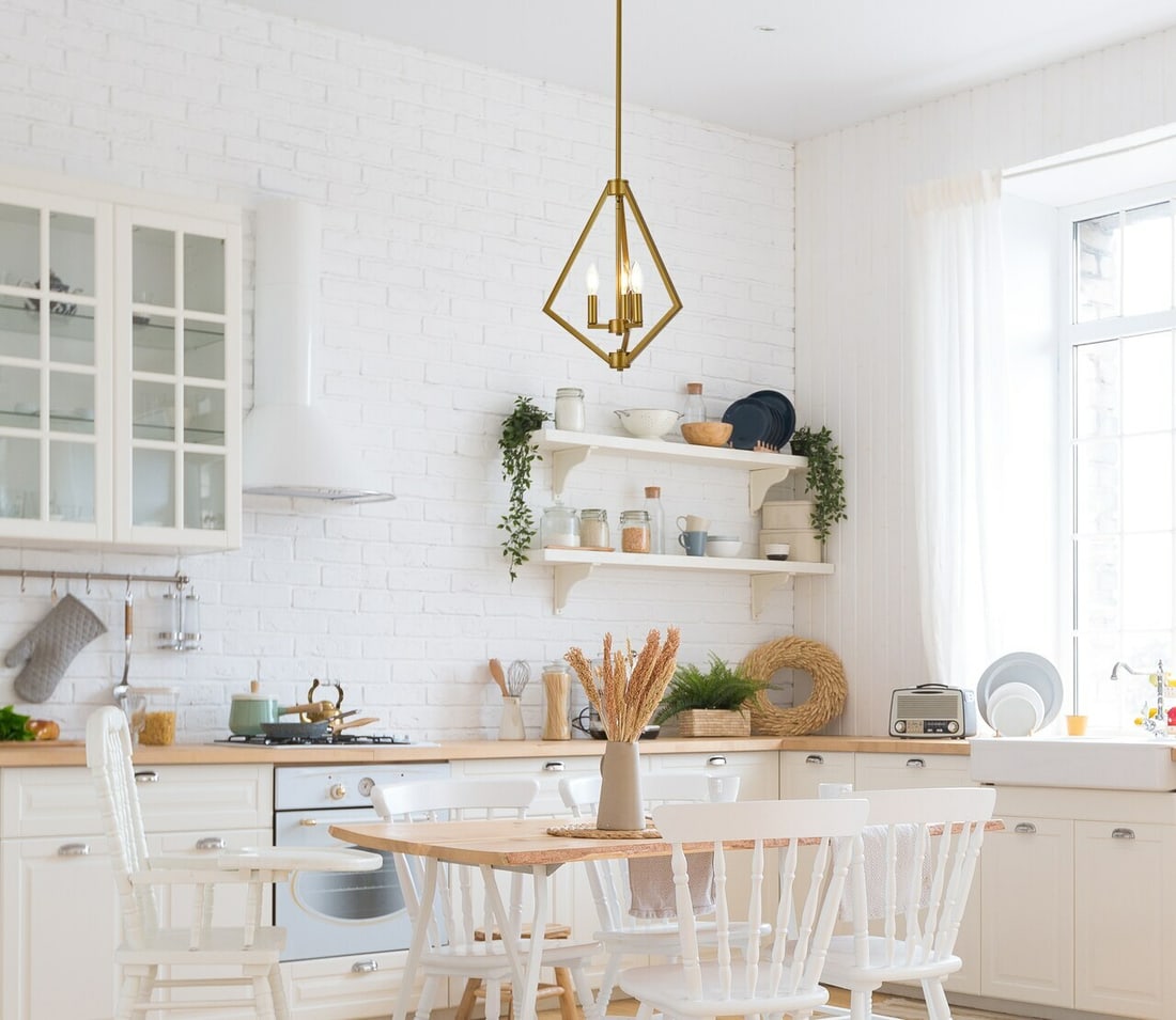 Irina 3-Light Brass Pendant Chandelier Modern Indoor Lighting: Irina 3-Light Brass Pendant Chandelier Modern Indoor Lighting Illuminate your space with the Irina 3-Light Pendant Chandelier. This modern chandelier features a stunning brass finish and a stylish dia