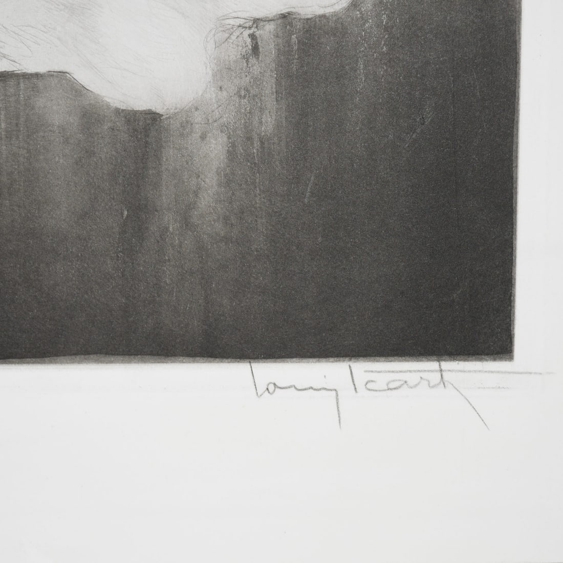 Lilies by Louis Icart 1934 Original Signed Framed Etching - 2