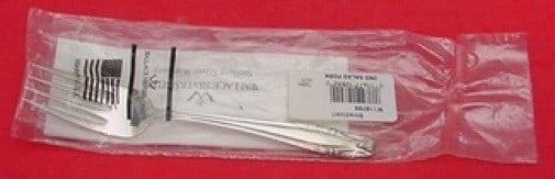 Wallace Stradivari Sterling Silver Salad Fork 6 3/8 inches New: Wallace Stradivari Sterling Silver Salad Fork 6 3/8 inches New This exquisite salad fork is part of the Stradivari pattern by Wallace, crafted from high-quality sterling silver. Measuring 6 3/8 inches