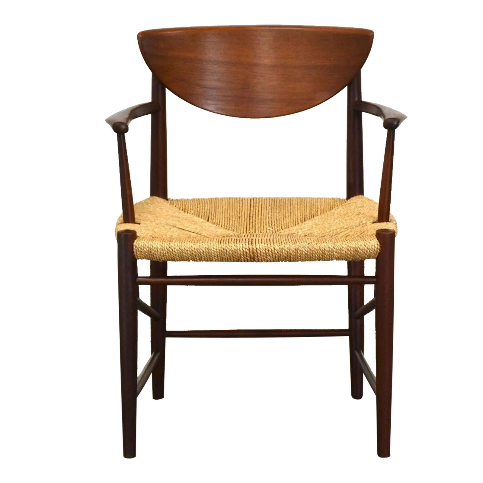 Mid Century Modern Danish 317 Arm Chair by Hvidt Molgaard Teak (1 of 8)