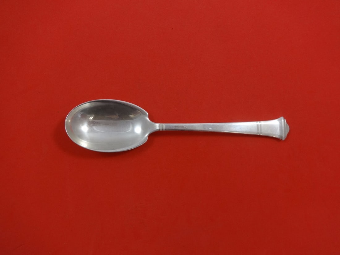 Tiffany & Co. Windham Sterling Silver Preserve Spoon 7 1/4 Inch: Tiffany & Co. Windham Sterling Silver Preserve Spoon 7 1/4 Inch Discover the exquisite Windham Preserve Spoon from Tiffany & Co., crafted from high-quality sterling silver. This elegant serving spoon