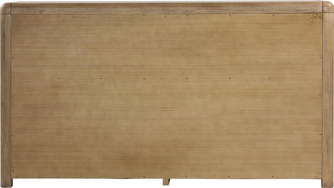 Tricia Elegant Oak Veneer Wooden Dresser 38H 68W 20D (1 of 8)