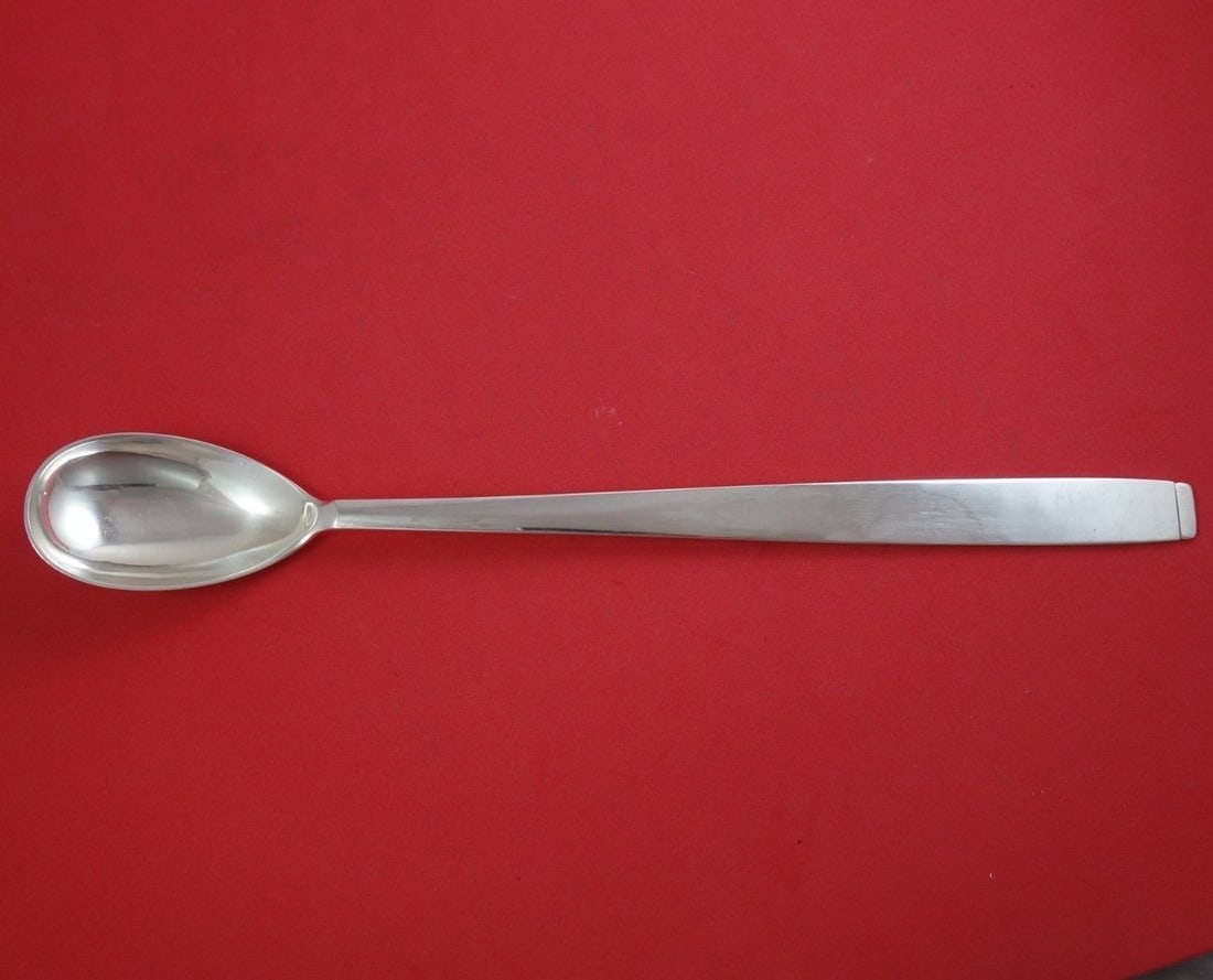 Porter Blanchard Oslo Sterling Silver Martini Spoon 12.5 in: Porter Blanchard Oslo Sterling Silver Martini Spoon 12.5 in Enhance your cocktail experience with the Oslo pattern martini spoon by Porter Blanchard. Crafted from high-quality sterling silver, this sp