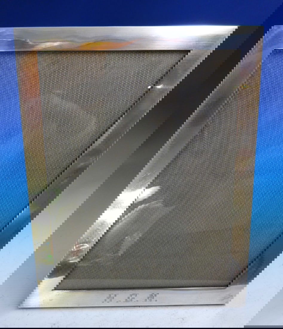 International Sterling Silver Continental Picture Frame 15 x 12 Monogrammed (1 of 9)