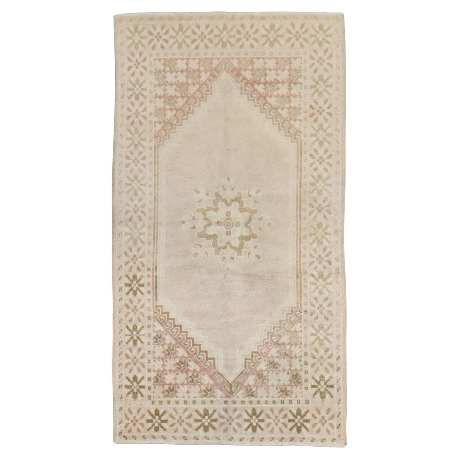 Zabihi Collection Hand-Woven Mid-Century Moroccan Rug 33 x 60 in: Zabihi Collection Hand-Woven Mid-Century Moroccan Rug 33 x 60 in Discover the charm of the Zabihi Collection Vintage Neutral Moroccan Rug, a stunning piece that perfectly embodies Mid-Century Modern s