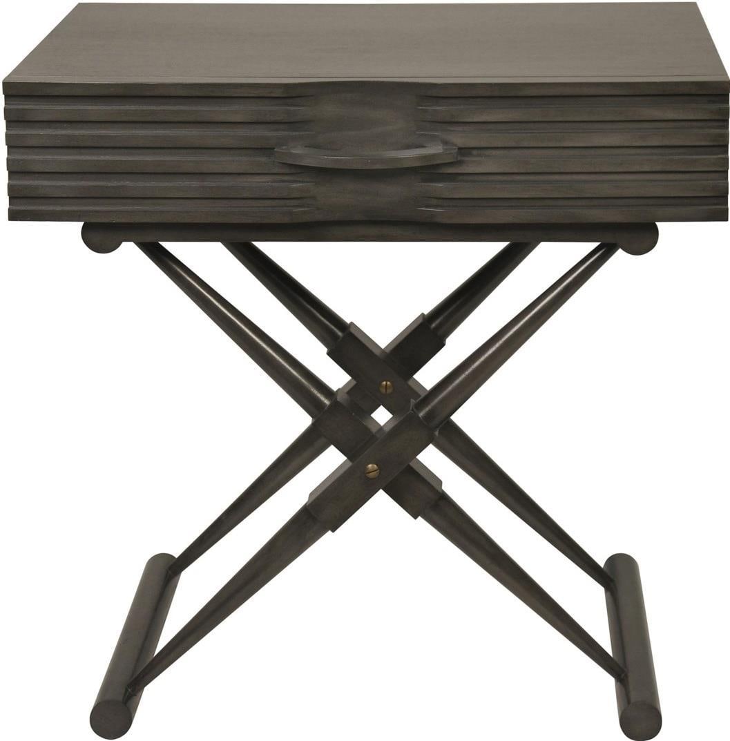 Noir Zanta Pale Finish Side Table English Traditional 28 x 28 x 18 (1 of 11)