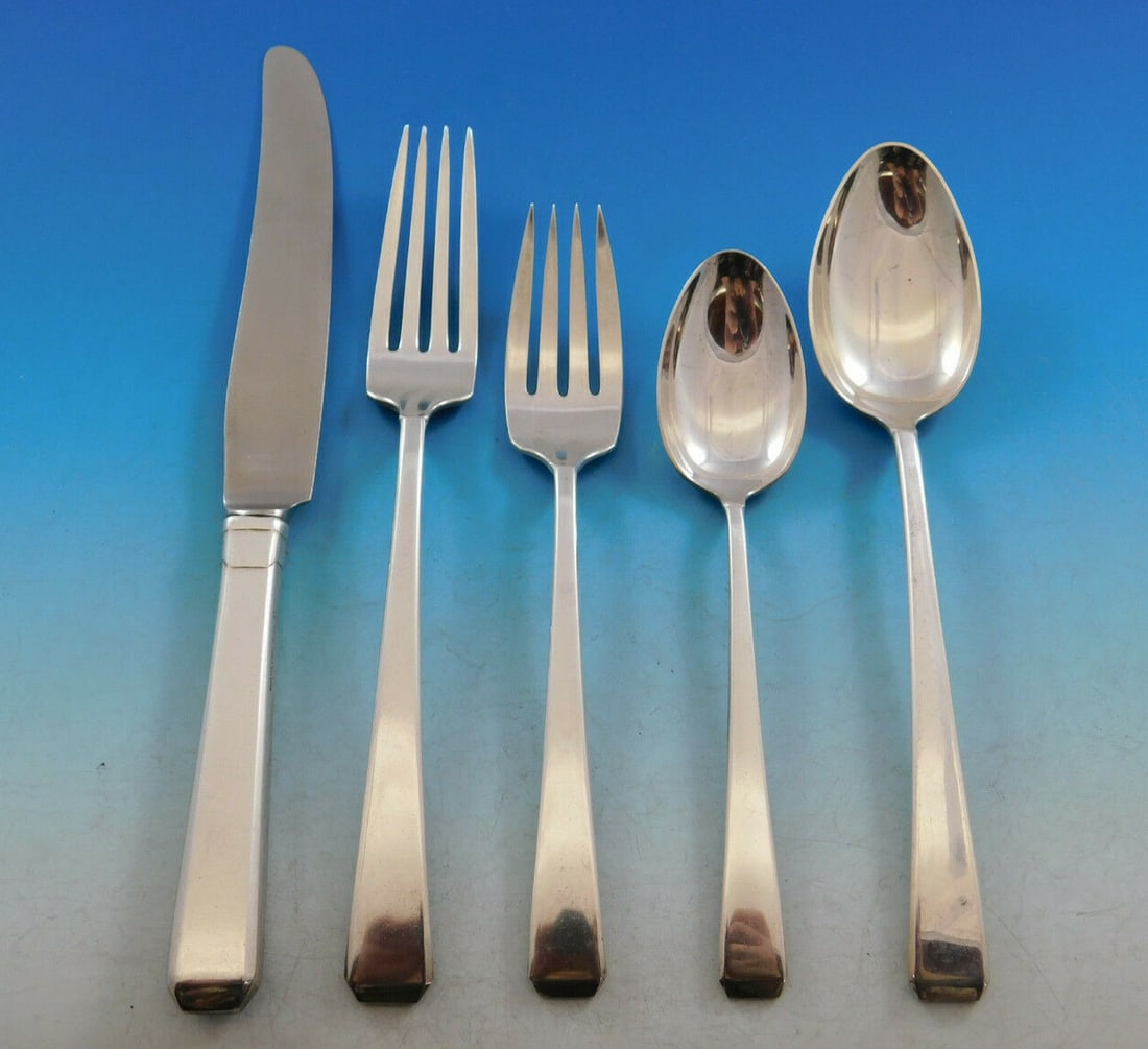 Towle Craftsman Sterling Silver Flatware Set for 12 - 65 Pieces with Storage Chest: Towle Craftsman Sterling Silver Flatware Set for 12 - 65 Pieces with Storage Chest This exquisite Craftsman by Towle Sterling Silver Flatware Set is designed for 12 and includes a total of 65 pieces.