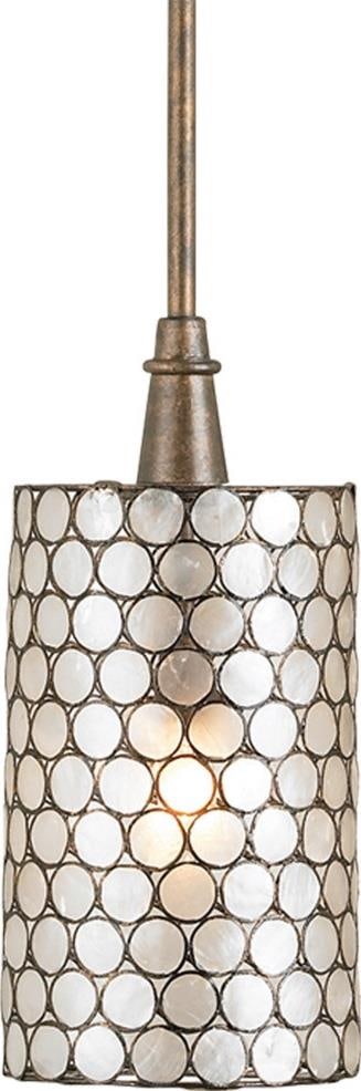Currey Regatta Capiz Shell Pendant Light Contemporary Design: Currey Regatta Capiz Shell Pendant Light Contemporary Design Illuminate your space with this elegant Capiz Shell Pendant, perfect for enhancing any contemporary home decor. Measuring 12 inches in heig
