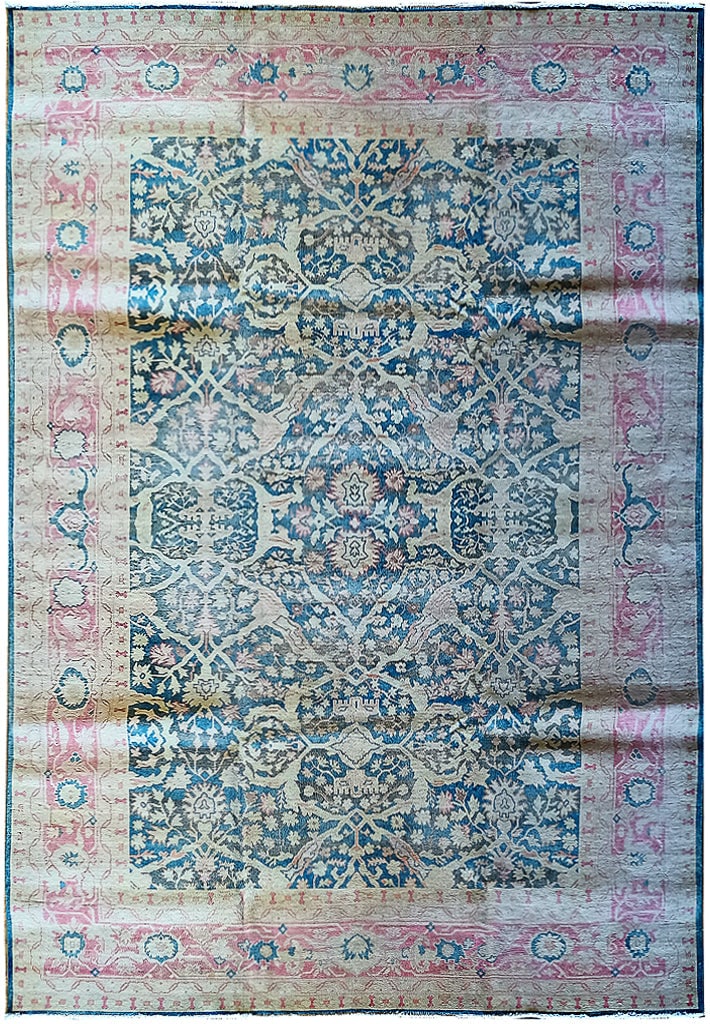 8 x 11 Vintage Persian Tabriz Hand-Knotted Wool Area Rug: 8 x 11 Vintage Persian Tabriz Hand-Knotted Wool Area Rug Free continental US Shipping Experience the elegance of a vintage Persian masterpiece with this 8 x 11 Vintage Persian Tabriz Rug. Handwoven in