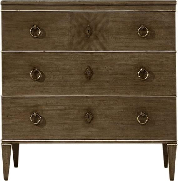 Port Eliot Biedermeier Chest Sunburst Design Silver Gilt Finish: Port Eliot Biedermeier Chest Sunburst Design Silver Gilt Finish This Exquisite Port Eliot Biedermeier Chest features a stunning sunburst design and hand-carved detailing, making it a striking addition