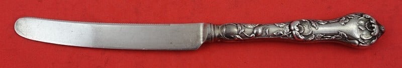 Reed & Barton Les Cinq Fleurs Sterling Silver Citrus Knife 7.5": Reed & Barton Les Cinq Fleurs Sterling Silver Citrus Knife 7.5" Introducing the exquisite Les Cinq Fleurs Citrus Knife, crafted by Reed & Barton. This elegant piece features a hollow handle made of st