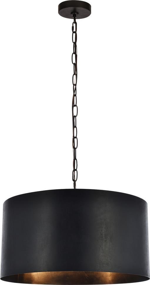 Elegant Lighting Miro Black Pendant Light UL-Listed 40W: Elegant Lighting Miro Black Pendant Light UL-Listed 40W Illuminate your space with the Miro Collection Vintage Style Black Pendant Light, designed to add a touch of elegance and a transitional style t