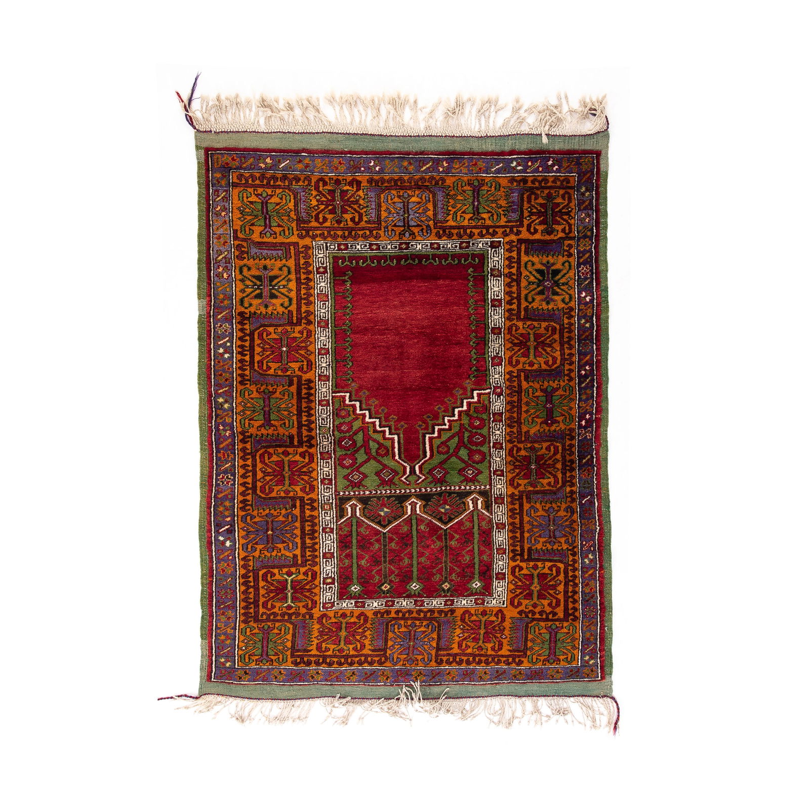 Authentic Handmade Anatolia Wool Carpet 52.8 x 70.9 Inch (1 of 8)