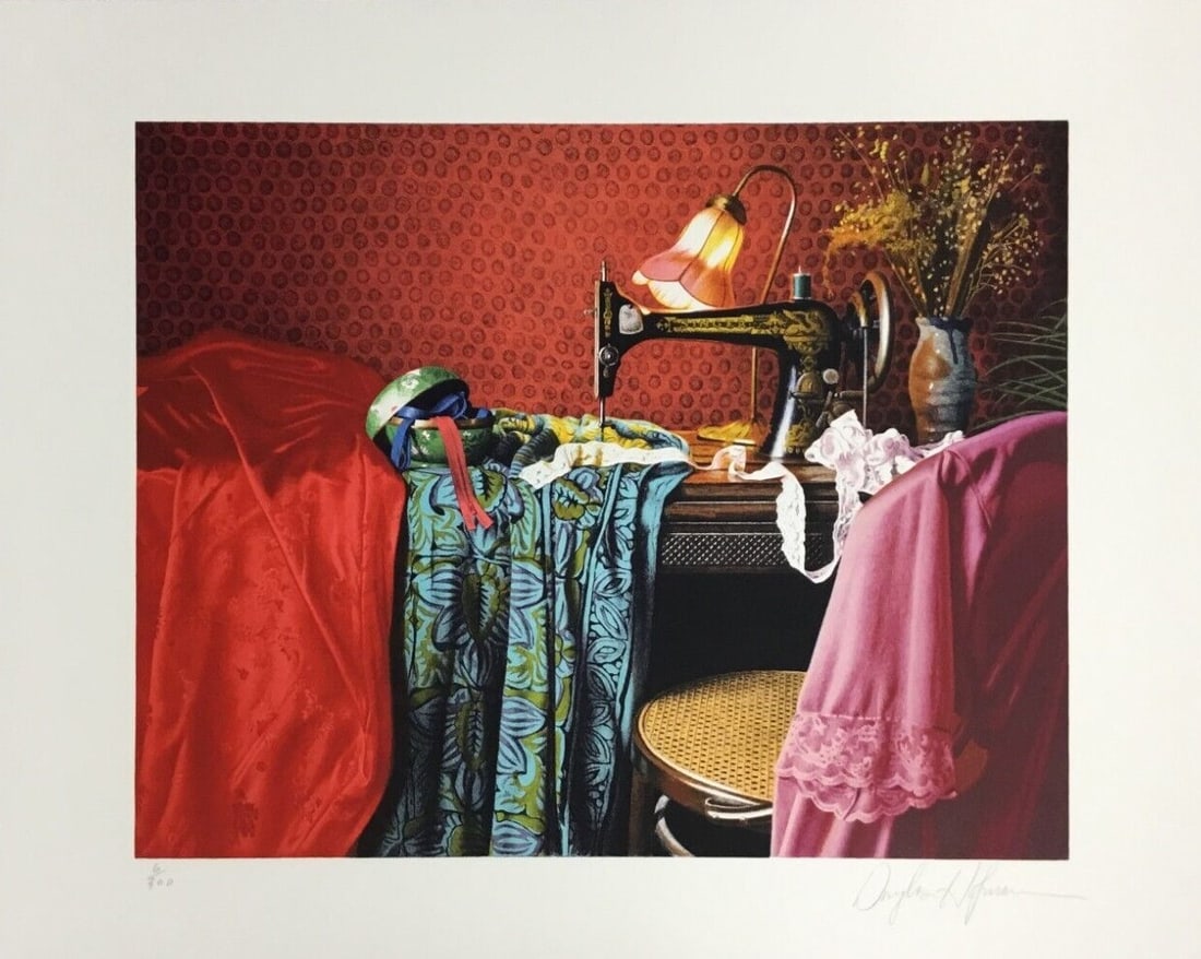 Douglas Hofmann Nightwork Limited Edition Lithograph 6/300 Signed 1983: Douglas Hofmann Nightwork Limited Edition Lithograph 6/300 Signed 1983 This is a striking limited edition lithograph titled "Nightwork" by renowned artist Douglas Hofmann. Created in 1983, this medium