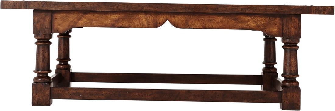 Theodore Alexander 17th Century Refectory Table Althorp Victory Oak: Theodore Alexander 17th Century Refectory Table Althorp Victory Oak This exquisite 17th-century inspired refectory table showcases a stunning blend of craftsmanship and design, perfect for any dining