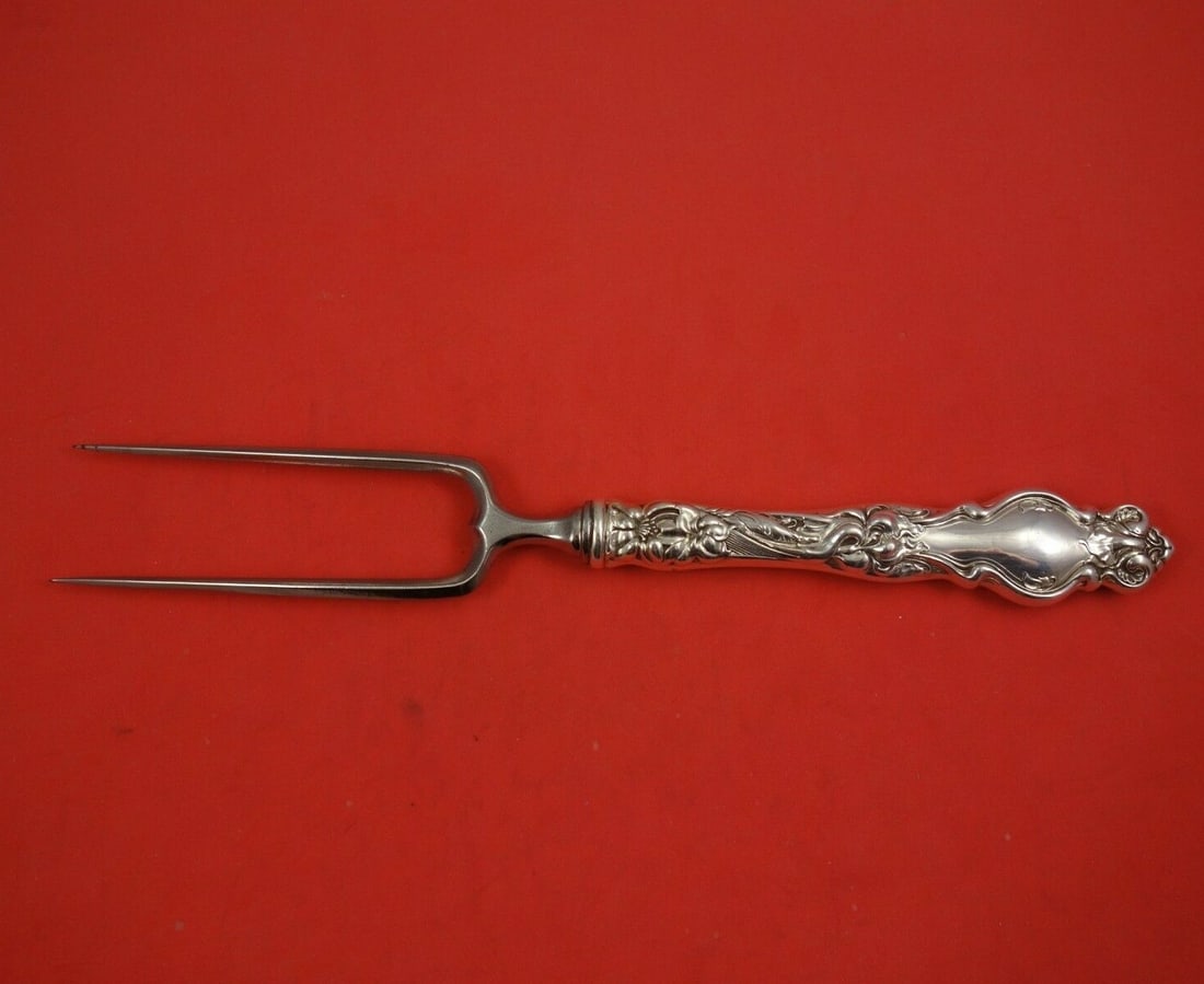 Eton by Wallace Sterling Silver 11 Inch Roast Holder: Eton by Wallace Sterling Silver 11 Inch Roast Holder Presenting the Eton by Wallace Sterling Silver Roast Holder, a stunning piece crafted from high-quality sterling silver. This roast holder features