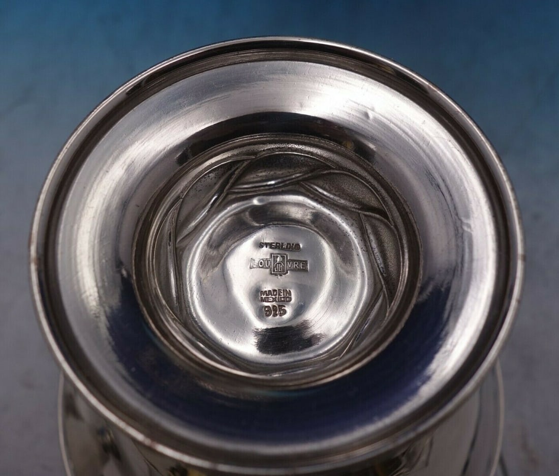 Louvre Silver Shop Blossom Mexican Sterling Silver 6pc Tea Set - 12