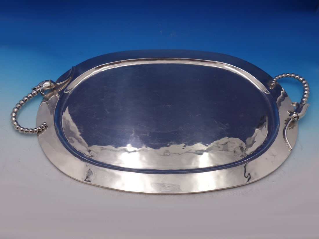 Louvre Silver Shop Blossom Mexican Sterling Silver 6pc Tea Set - 3