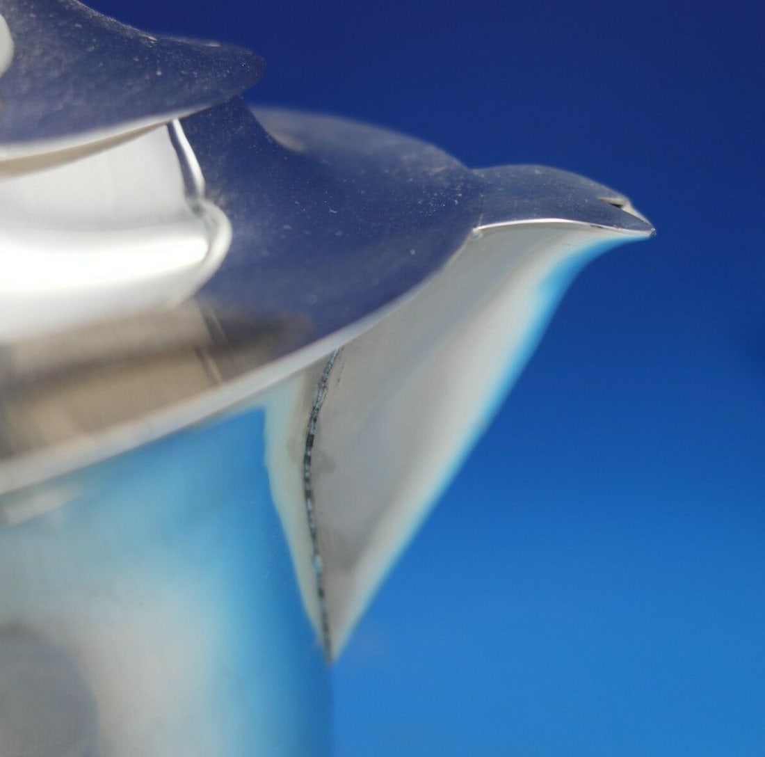 Louvre Silver Shop Blossom Mexican Sterling Silver 6pc Tea Set - 6