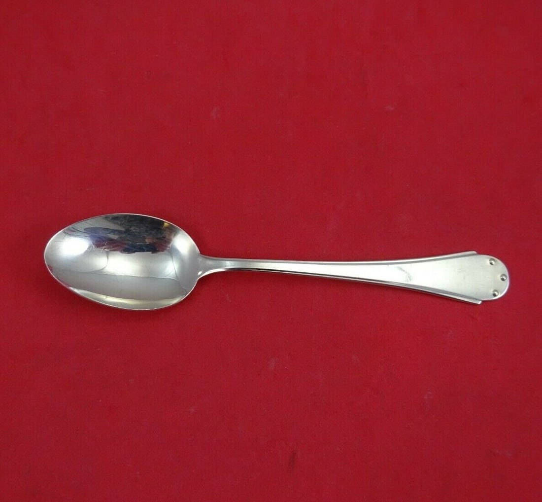 Bugatti Ettore Sterling Silver Teaspoon 5 3/4 Inch Flatware: Bugatti Ettore Sterling Silver Teaspoon 5 3/4 Inch Flatware This elegant Ettore by Bugatti sterling silver teaspoon measures 5 3/4" and features a classic design perfect for any table setting. The spo