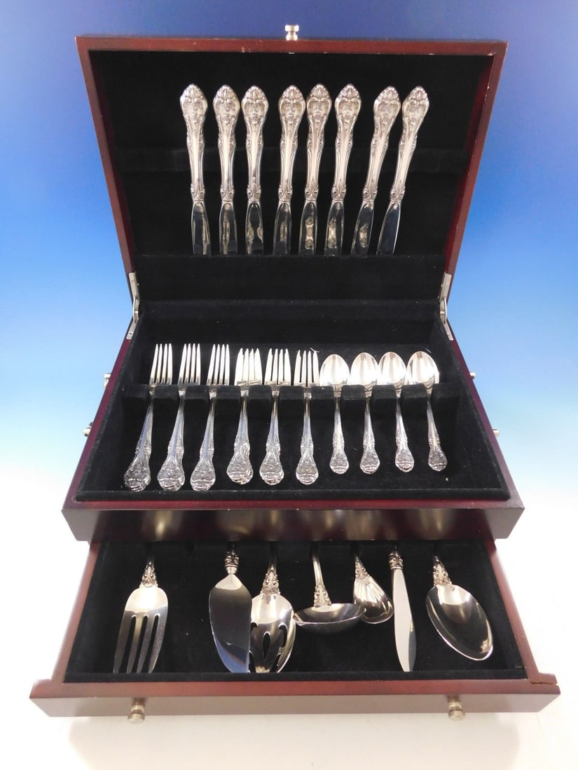 Gorham King Edward Sterling Silver Flatware Set 39 Pcs for 8 (1 of 10)