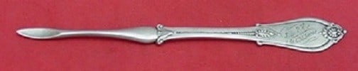 Whiting Armor Pattern Sterling Silver Nut Pick 5.5": Whiting Armor Pattern Sterling Silver Nut Pick 5.5" This exquisite nut pick, measuring 5 1/2 inches, is crafted from sterling silver and showcases the Armor pattern by Whiting. Dating back to the late