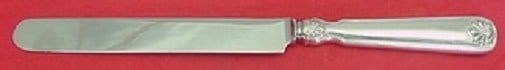 Tiffany & Co Shell and Thread Sterling Silver Dinner Knife 9 3/4": Tiffany & Co Shell and Thread Sterling Silver Dinner Knife 9 3/4" This exquisite dinner knife features the iconic Shell & Thread pattern by Tiffany & Co., crafted from high-quality sterling silver. Th