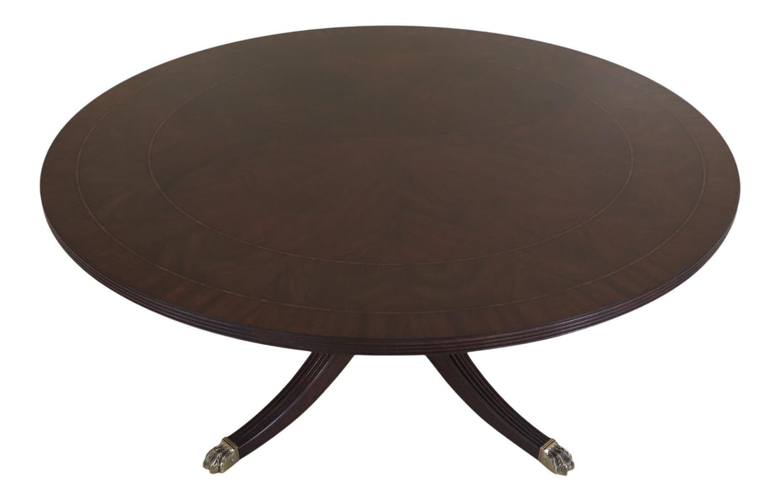 Henkel Harris Model 5240 Round Coffee Table Mahogany #29 Finish Traditional Design (1 of 10)
