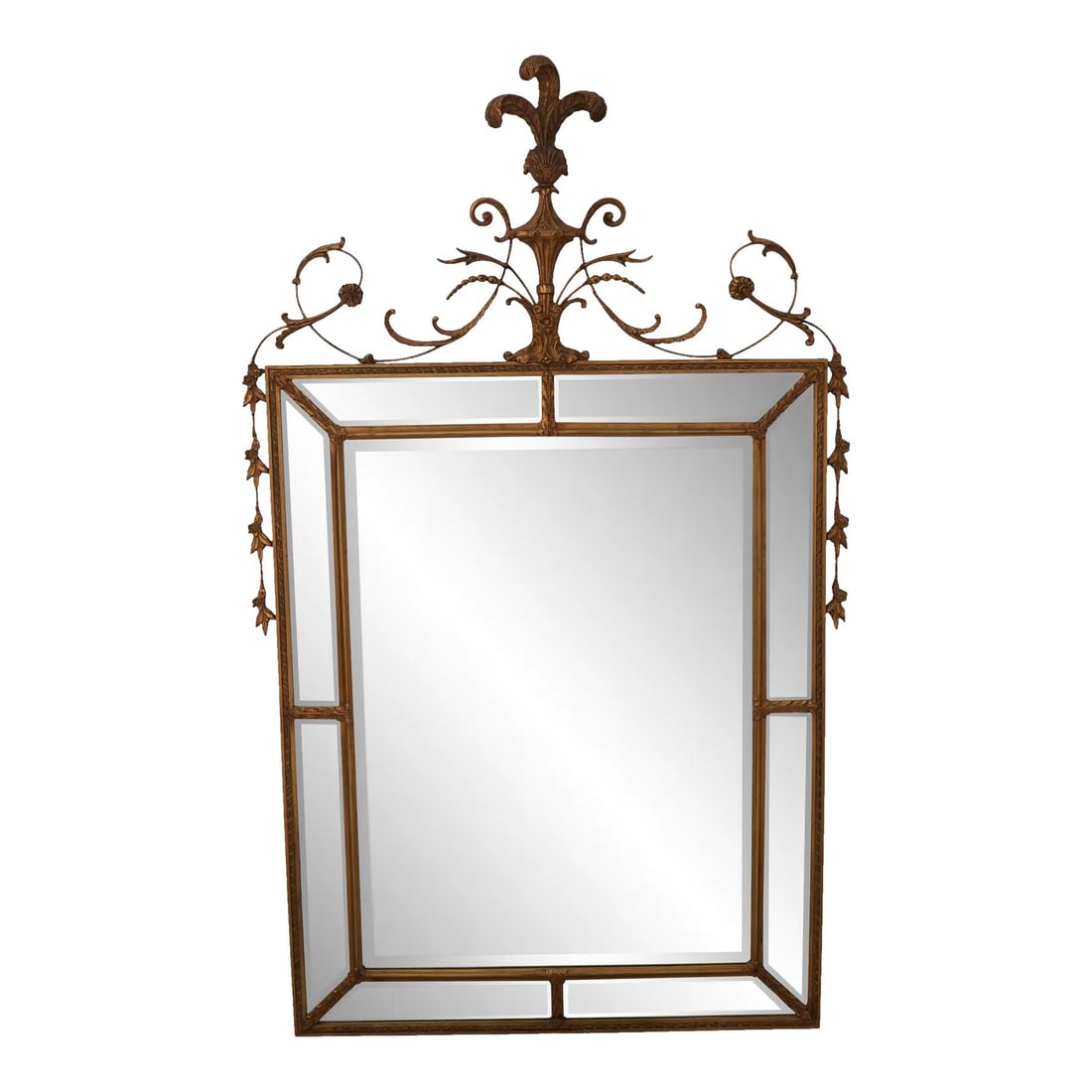 Carvers Guild Adams Style Gold Gilt Mirror 41 x 67.5 Inches: Carvers Guild Adams Style Gold Gilt Mirror 41 x 67.5 Inches This stunning Carvers Guild Large Adams Style Gold Mirror features exquisite beveled glass panels and high-quality construction, making it a