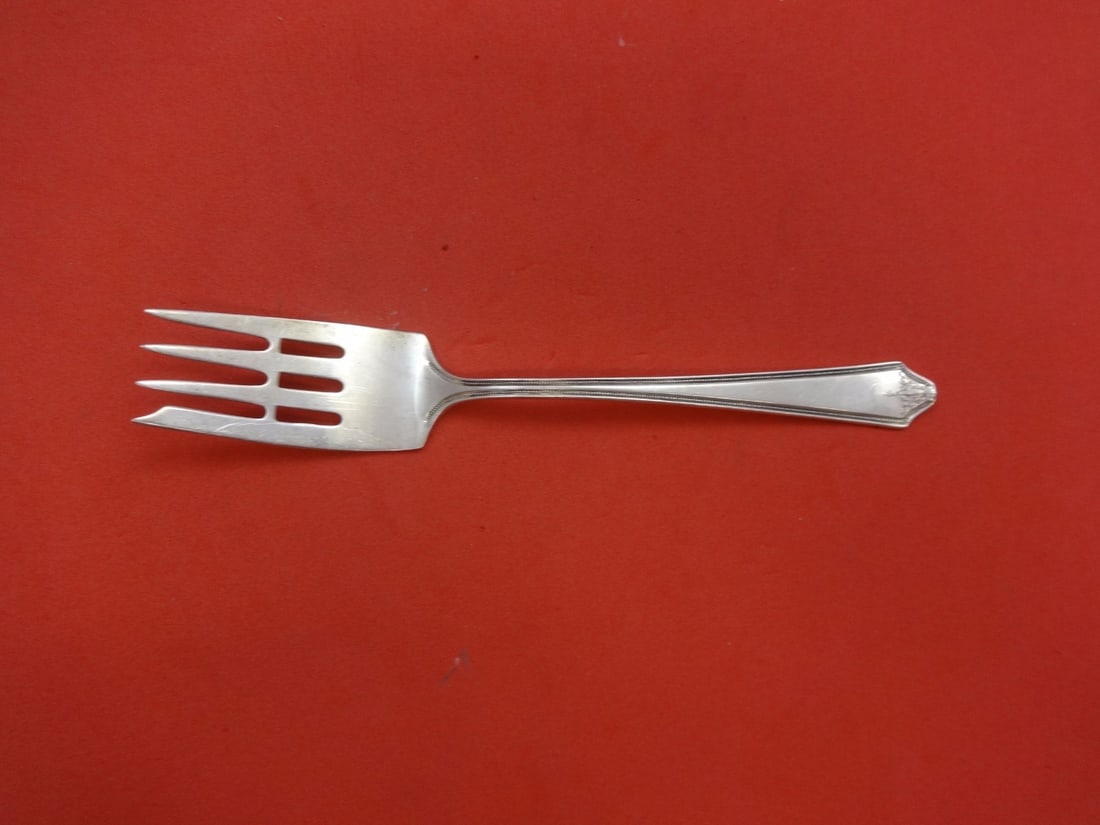 International Sterling Silver Rosalind Salad Fork 6 Inch: International Sterling Silver Rosalind Salad Fork 6 Inch This exquisite salad fork is crafted from high-quality sterling silver, featuring the elegant Rosalind pattern by International. Measuring 6 in
