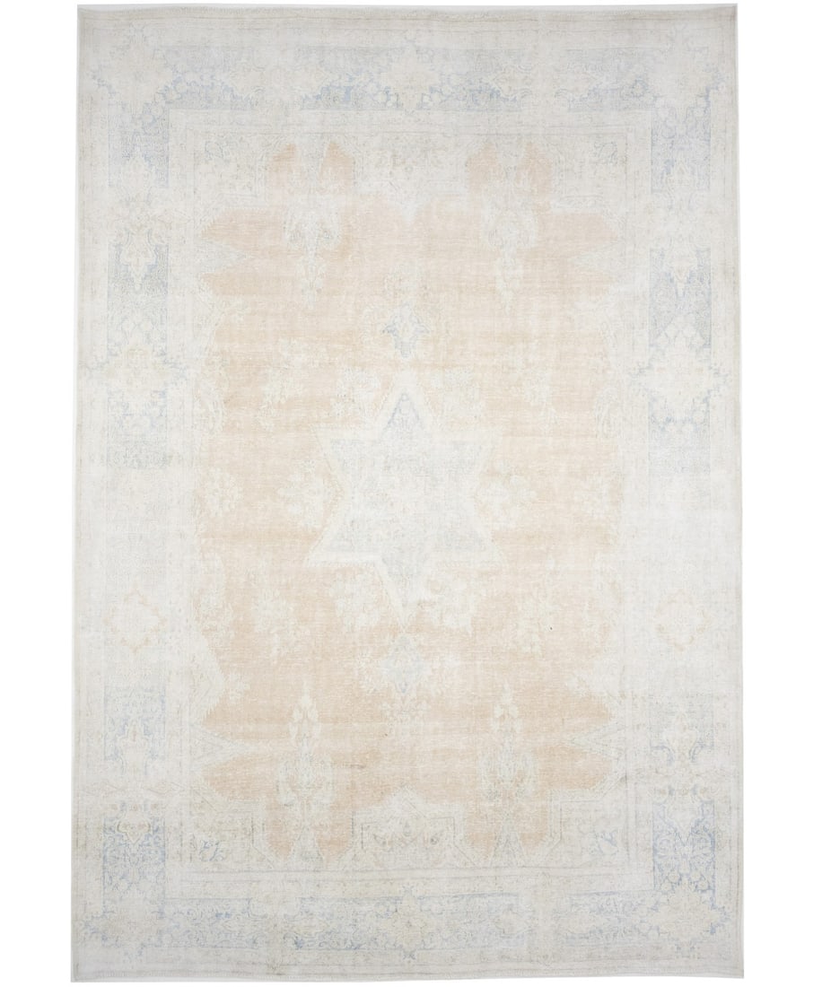 Vintage Floral Hand-Knotted Wool Oriental Rug 9'8 x 13'10: Vintage Floral Hand-Knotted Wool Oriental Rug 9'8 x 13'10 Transform your space with this stunning Floral Antique Medallion Oriental Rug. This vintage area rug features a beautiful muted color palette