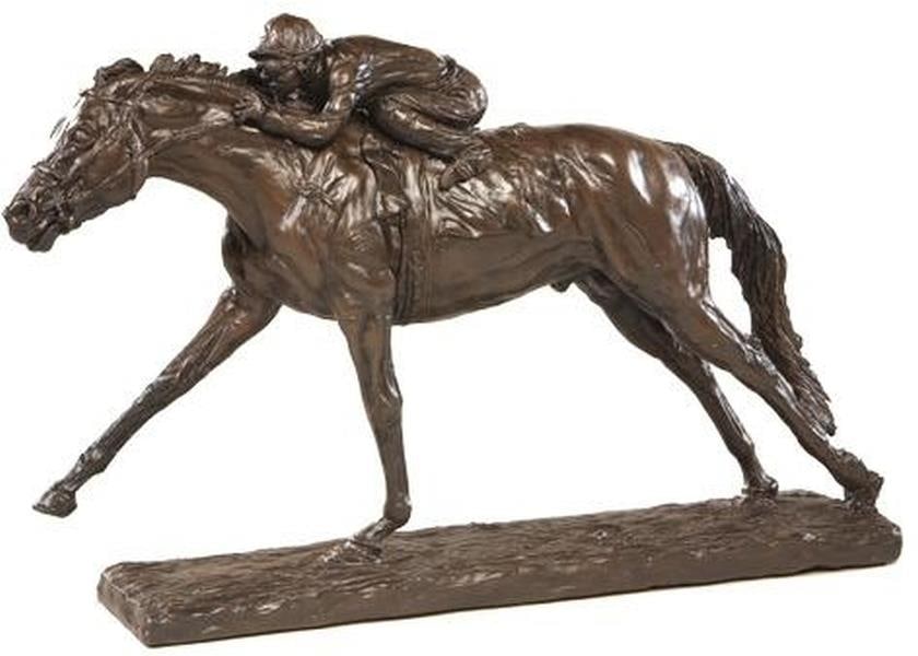 Hand-Cast Resin Equestrian Horse Statue 11.25H for Decor (1 of 1)