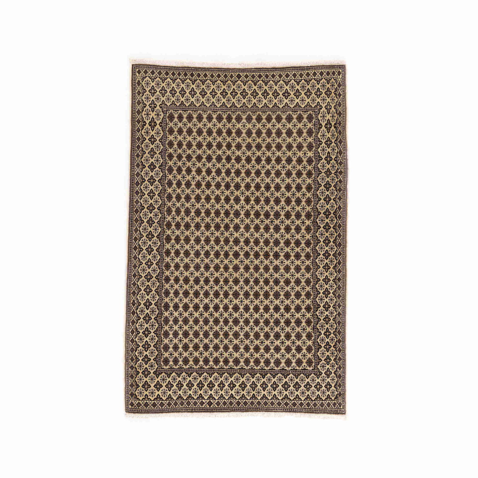 Authentic Handmade Kayseri Carpet Wool on Cotton 56.3 x 87.8: Authentic Handmade Kayseri Carpet Wool on Cotton 56.3 x 87.8 Discover the beauty of this authentic handmade Kayseri carpet, crafted with meticulous attention to detail. Made from high-quality wool on