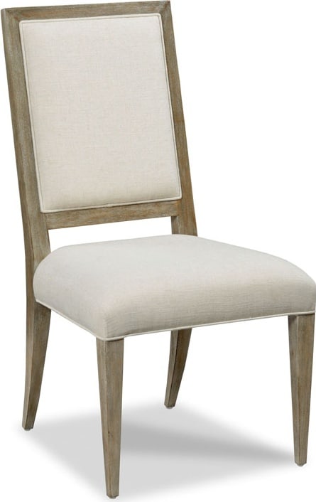 Woodbridge Callisto Linen Side Chair 39H 21W 24D: Woodbridge Callisto Linen Side Chair 39H 21W 24D Introducing the Woodbridge Callisto Dining Chair, a stunning piece that perfectly merges vintage charm with modern comfort. This side chair is crafted