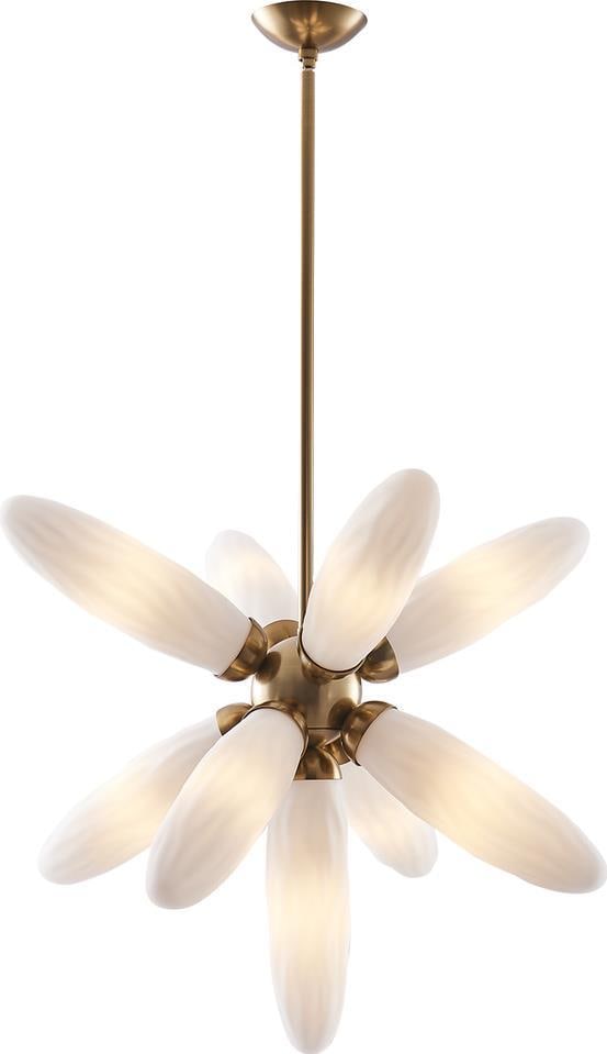 Kalco Crest Pendant Light 27H Indoor Dimmable Glass Steel: Kalco Crest Pendant Light 27H Indoor Dimmable Glass Steel Illuminate your space with the Modern Crest Pendant Light, a stylish addition to any interior. This pendant light features a sleek design craf