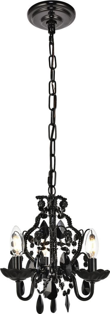 Elegant Karter Black Crystal Pendant Light UL-Listed 40W: Elegant Karter Black Crystal Pendant Light UL-Listed 40W Illuminate your space with the Sophisticated Karter Black Pendant Light, a stunning addition that blends elegance with modern design. This tran