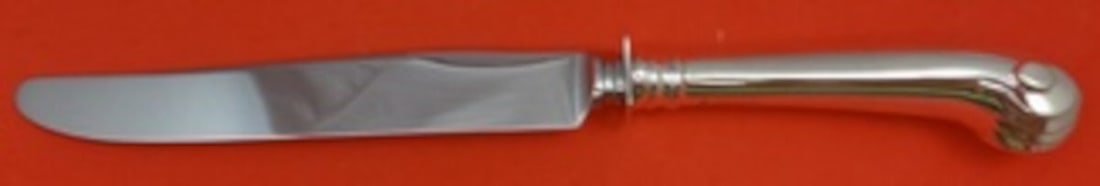 Tuttle Onslow Sterling Silver Dinner Knife Pistol Grip 9.5 Inch: Tuttle Onslow Sterling Silver Dinner Knife Pistol Grip 9.5 Inch Introducing the Onslow Dinner Knife by Tuttle, a stunning piece of flatware crafted from high-quality sterling silver (.925). This knife
