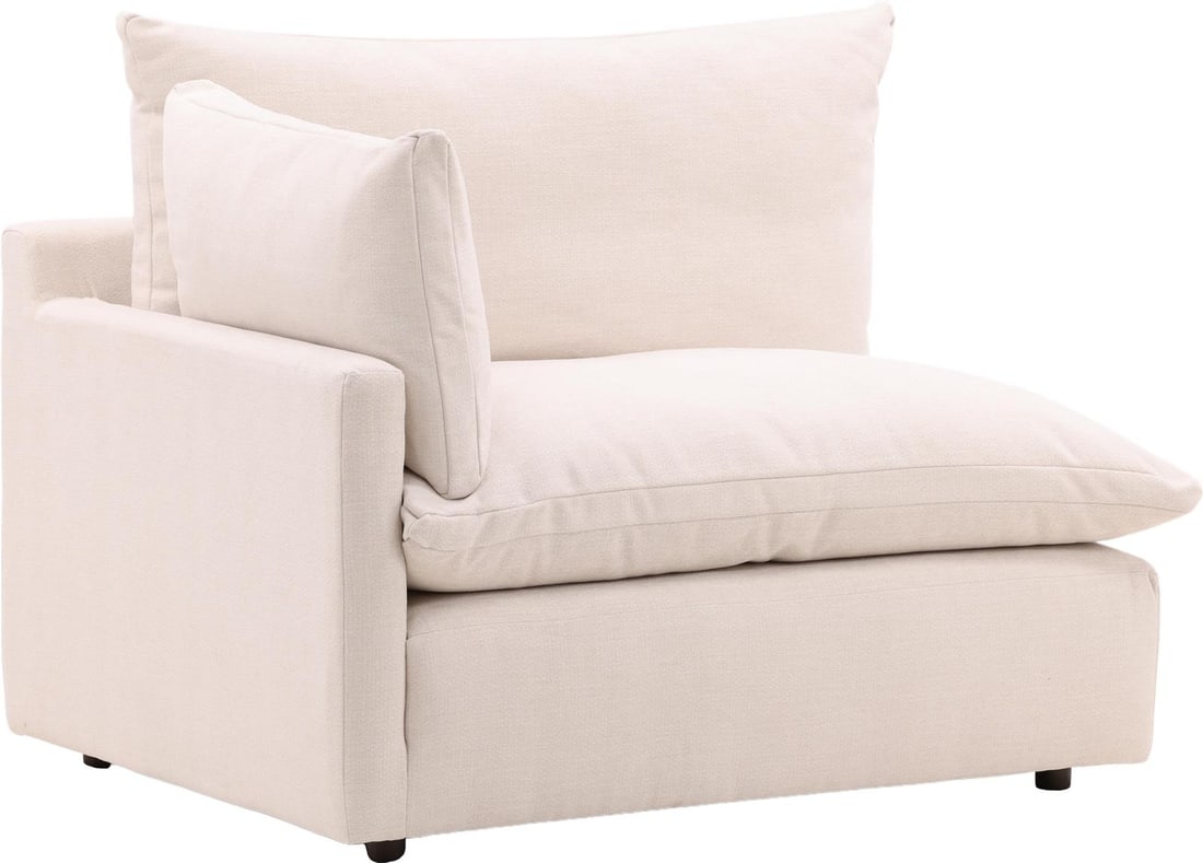 Graciela Cream Modular Sectional with Chenille Boucle Blend: Graciela Cream Modular Sectional with Chenille Boucle Blend Introducing the Graciela Modular Sectional in Cream, a stylish addition to any living space. This sectional features a sophisticated cream f