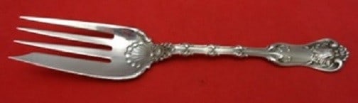 Whiting Imperial Queen Sterling Silver Fish Fork 6.5 inches: Whiting Imperial Queen Sterling Silver Fish Fork 6.5 inches Discover this exquisite Imperial Queen fish fork, crafted by Whiting in sterling silver. This elegant piece measures 6 1/2 inches and showca