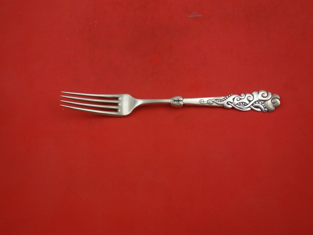 Heise Danish Sterling Silver Dinner Fork Tang Seaweed 8.5": Heise Danish Sterling Silver Dinner Fork Tang Seaweed 8.5" This is a stunning Danish sterling silver dinner fork measuring 8 1/2". The fork features the elegant Tang, also known as Seaweed, pattern by