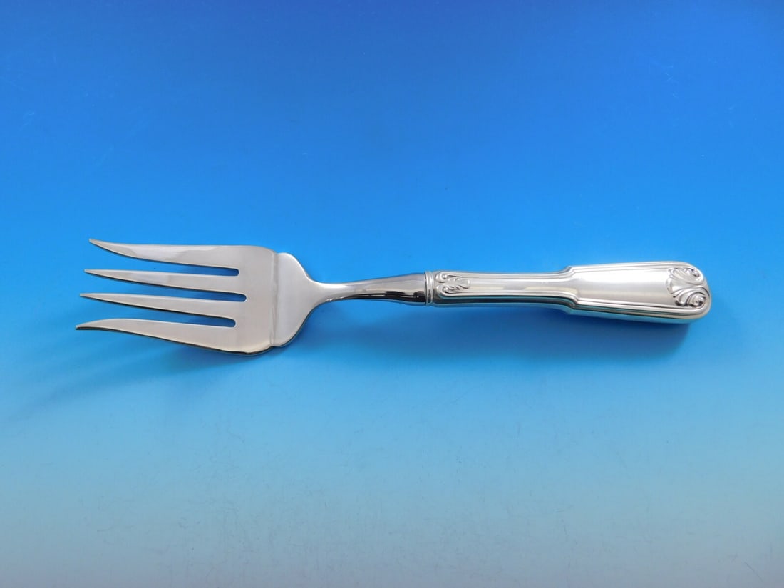 Gorham Sterling Shell Hampton Flatware Set 45 Pieces - 10