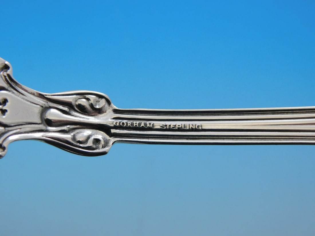 Gorham Sterling Shell Hampton Flatware Set 45 Pieces - 6