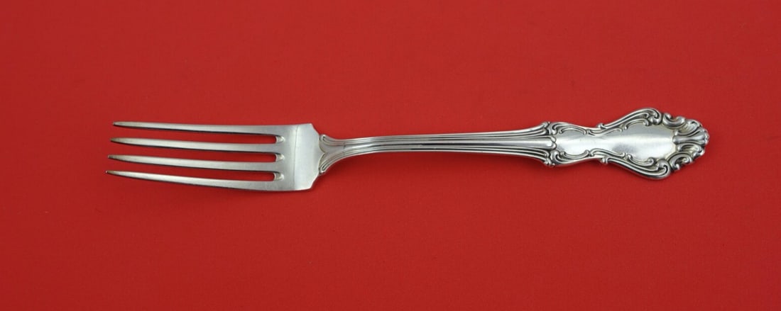 National Sterling Silver Princess Elizabeth Dinner Fork 7 7/8": National Sterling Silver Princess Elizabeth Dinner Fork 7 7/8" This exquisite dinner fork is part of the Princess Elizabeth pattern by National Sterling. Crafted from high-quality sterling silver, thi