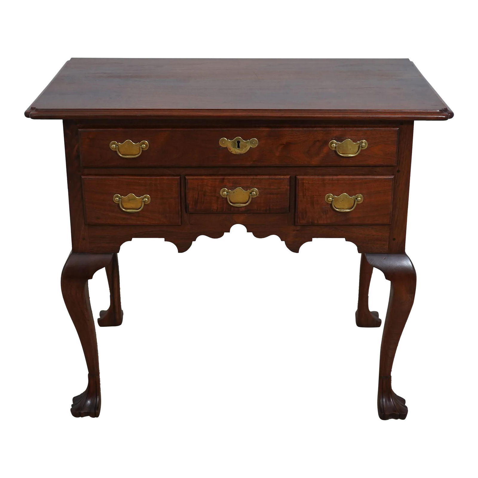 Frank Rhodes Walnut Lowboy 40 Years Old Hand Dovetailed Construction: Frank Rhodes Walnut Lowboy 40 Years Old Hand Dovetailed Construction This exquisite Frank Rhodes Bench Made Lowboy showcases the timeless beauty of solid walnut craftsmanship. At approximately 40 year