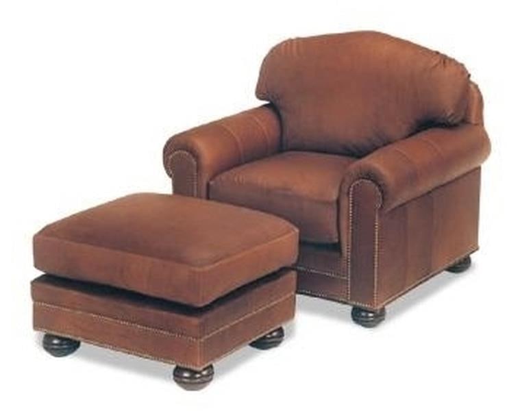 Southwest Style Coffee Leather Ottoman 17H Hand-Crafted in USA: Southwest Style Coffee Leather Ottoman 17H Hand-Crafted in USA This exquisite ottoman is crafted in a distinctive Southwest transitional style, featuring a rich coffee leather finish that adds a touch