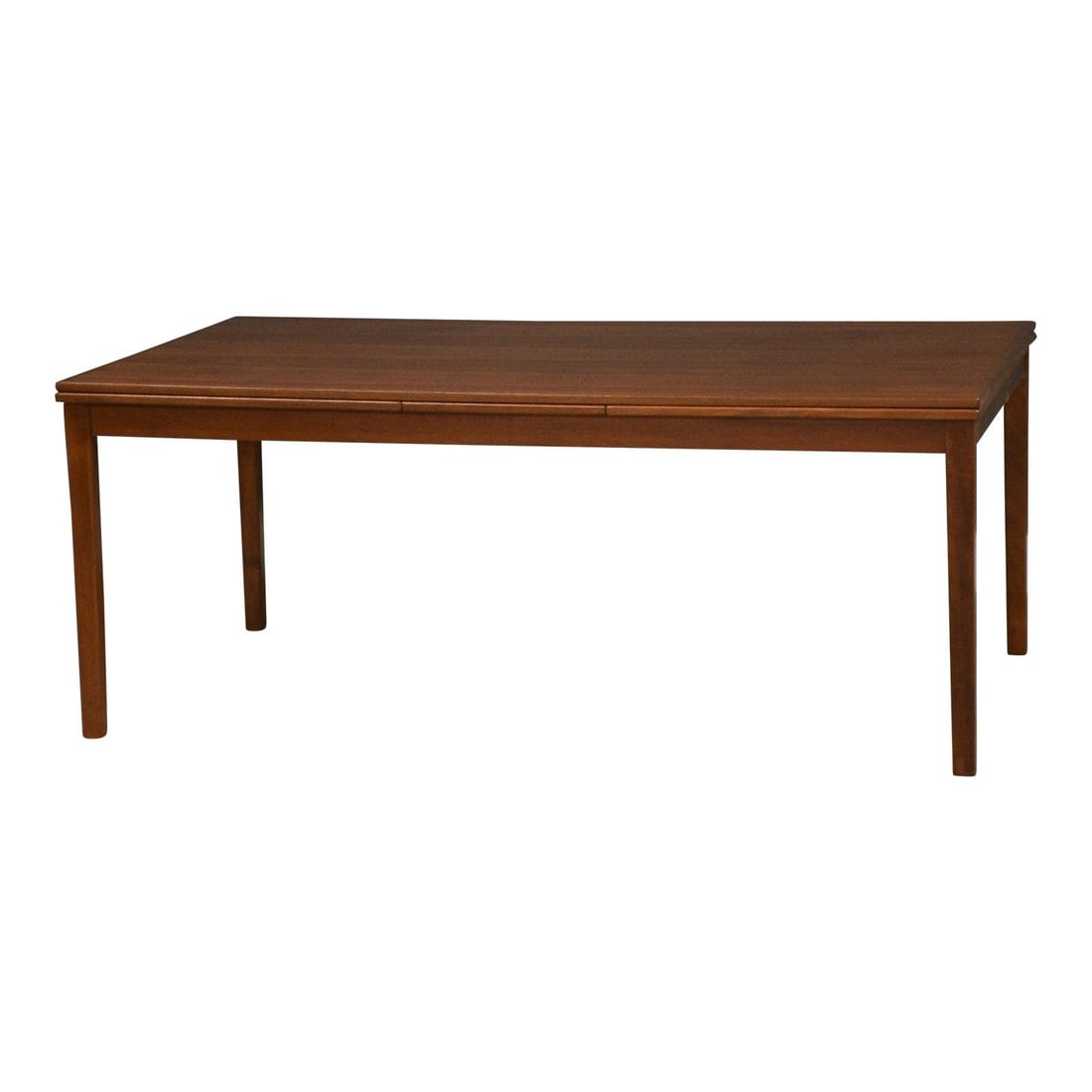 Mid Century Danish Teak Dining Table with Expanding Draw Leaf Design (1 of 9)