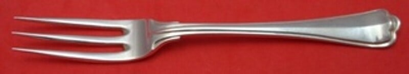 Buccellati Saint Mark Sterling Silver 7 Inch Luncheon Fork 3-Tine: Buccellati Saint Mark Sterling Silver 7 Inch Luncheon Fork 3-Tine Discover the elegance of the Saint Mark pattern by Buccellati with this exquisite 7" sterling silver luncheon fork. Crafted in Italy,
