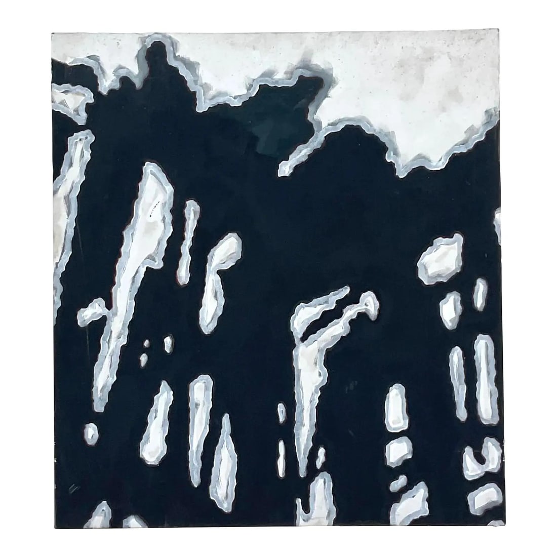 Unique Vintage Boho Abstract Canvas Oil Painting 30.25 x 33.25: Unique Vintage Boho Abstract Canvas Oil Painting 30.25 x 33.25 Transform your living space with this stunning vintage boho abstract oil painting on canvas. Bursting with vibrant colors and expressive