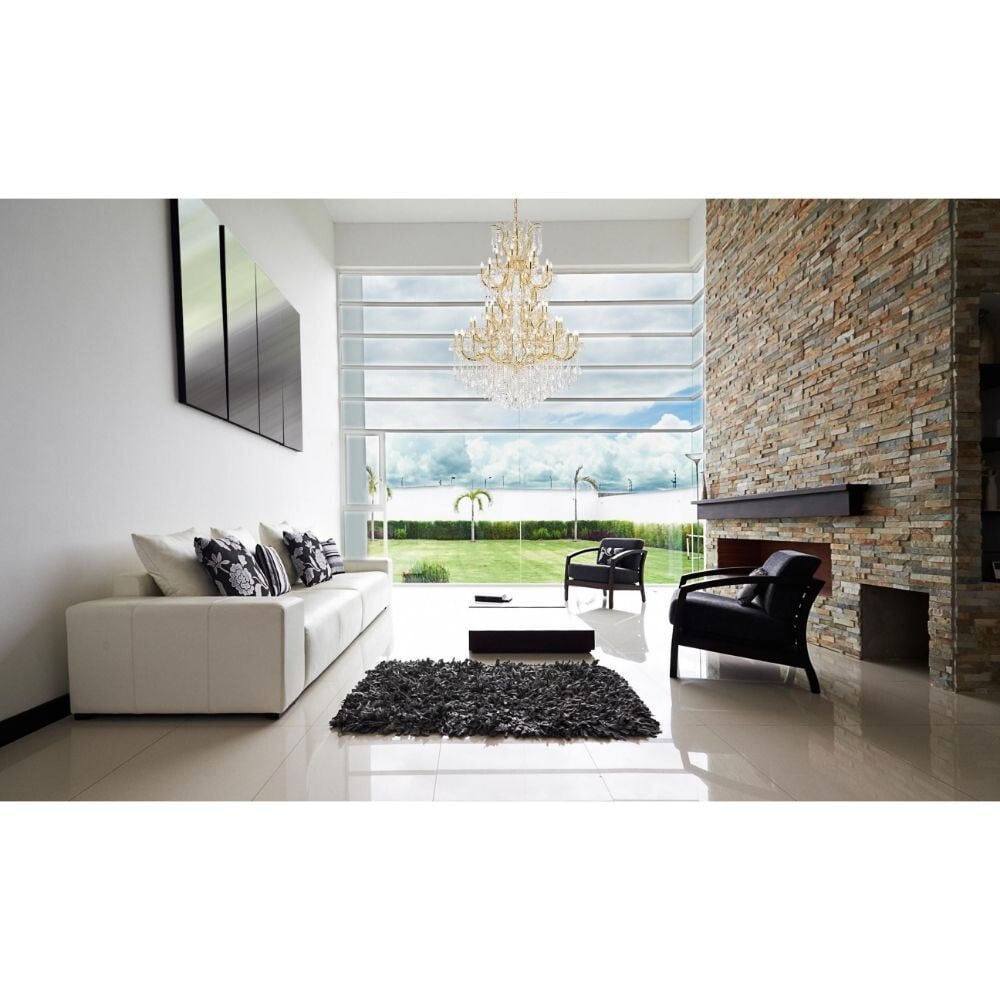 Elegant Maria Theresa 61-Light Gold Chandelier 72" K9-Crystal: Elegant Maria Theresa 61-Light Gold Chandelier 72" K9-Crystal Elevate your space with this stunning Maria Theresa chandelier, featuring a luxurious design adorned with 61 lights and exquisite K9 cryst