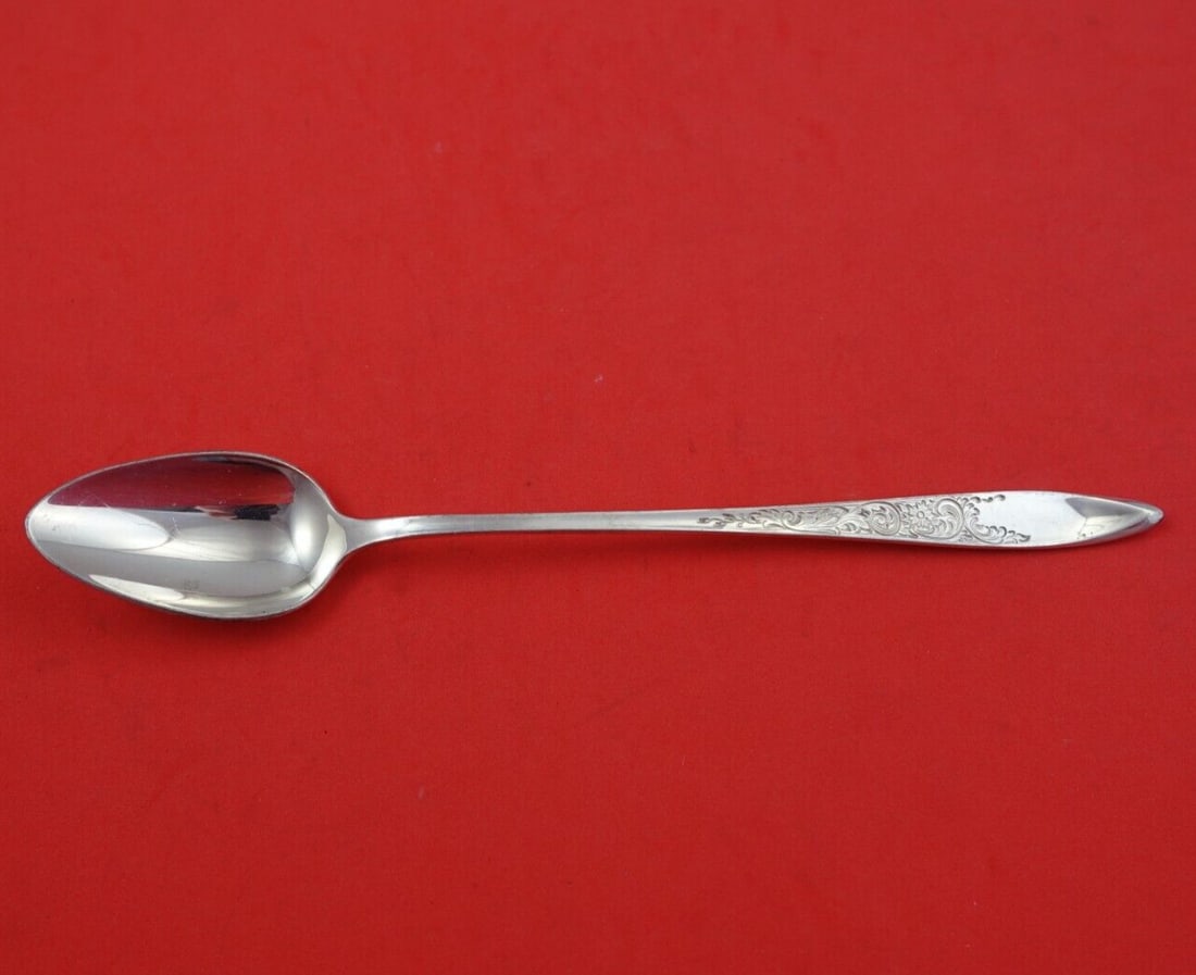 Gorham White Paisley Sterling Silver Iced Tea Spoon 7.5 Inch: Gorham White Paisley Sterling Silver Iced Tea Spoon 7.5 Inch This exquisite iced tea spoon features the elegant White Paisley pattern by Gorham, crafted from high-quality sterling silver (.925). Measu